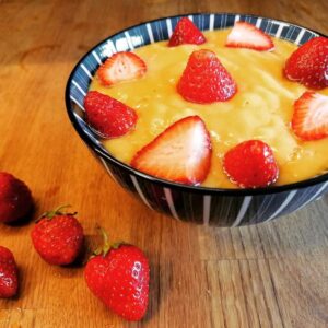 Sorbet cru mangue banane, sans sucre, sans oeuf ! 